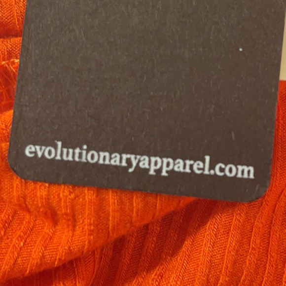 Honey & Sparkle Pumpkin Orange Button Front Cami Tank Top - Picture 6 of 10